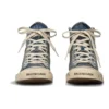 Paris High Top Sneakers ”Blue Destroyed Denim and Rubber” 688752W3RCL4090
