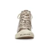 Paris High Top-Sneakers ”Tan BB Monogram Cotton and White Rubber” 688756W3RQ12298