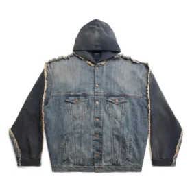 Paris Hybrid-jackor med huva ”Blue” 738737TNW654036