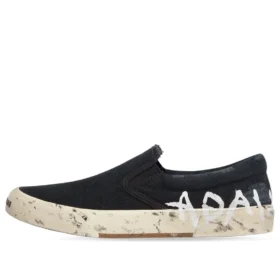 Paris låga slip-on-skor ”Washed Black Cotton” 710297W3RR51099