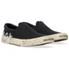 Paris låga slip-on-skor ”Washed Black Cotton” 710297W3RR51099