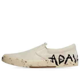 Paris låga slip-on-skor ”Washed White Cotton” 710295W3RR59010