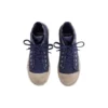 Paris låga Sneakers ”Indigo Destroyed Cotton and White Rubber” 688752W3RC14990