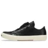 Paris låga Sneakers ”Svart läder och vitt gummi” 688757W3RCB1090
