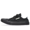 Paris låga Sneakers ”Svart sliten bomull och svart gummi” 688754W3RP21010