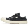 Paris låga Sneakers ”Svart slitna bomull och vitt gummi” 688754W3RC21090