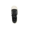 Paris låga Sneakers ”Svart slitna bomull och vitt gummi” 688754W3RC21090