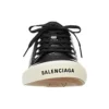 Paris låga Sneakers ”Svart slitna bomull och vitt gummi” 688754W3RCB1090