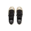 Paris låga Sneakers ”Svart slitna bomull och vitt gummi med graffiti” 688754W3RR51099