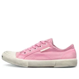Paris låga Sneakers ”Tvättad rosa bomull och vitt gummi” 688757W3RC25590