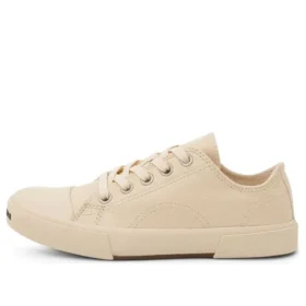 Paris låga Sneakers ”Vit bomull och vitt gummi” 688757W3RCB9090