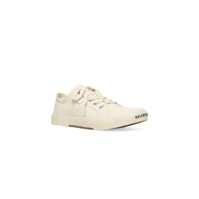 Paris låga Sneakers ”Vit slitna bomull och vitt gummi” 688754W3RC59090