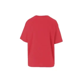 Paris Love T-shirt med tryck, normal passform, kortärmad, röd 594599TGV435640