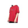 Paris Love T-shirt med tryck, normal passform, kortärmad, röd 594599TGV435640