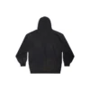 Paris-luvtröja med dragkedja, smal passform ”Black Faded” 744454TOVI41055