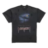 Paris Moon T-shirt med dubbel front, oversized ”Black” 791615TQVY22020