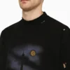 Paris Moon T-shirt Oversized ”Black Faded” 739028TQVX61055