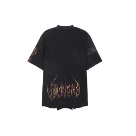 Paris Moon Upside Down T-shirt, oversized ”Black Faded” 698811TOVT31055