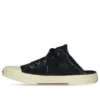 Paris Mules ”Svart sliten bomull och vitt gummi” 693952W3RC31090