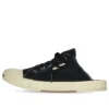 Paris Mules ”Svart sliten bomull och vitt gummi” 693953W3RC31090