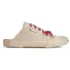 Paris Mules ”Vit slitna bomull och vitt gummi” 693952W3PA59060