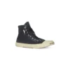 Paris Sneakers ”Svart slitna bomull och vitt gummi” 688752W3RC11090