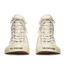 Paris Sneakers ”Vit slitna bomull och vitt gummi med graffiti” 688752W3RR49010
