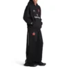 Paris Soccer-luvtröja med dragkedja, medium passform, ”Black White” 744457TPVS61070