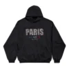 Paris Strass-luvtröja i stor storlek ”Black” 803265TRVL41000