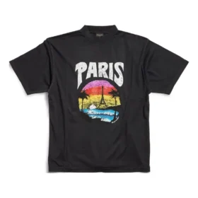 Paris Tropical T-shirt Medium Fit ”Svart” 764235TPVL91569