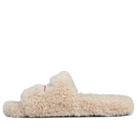 Pälsbeklädda tofflor ”Beige” 654261W2DO19796