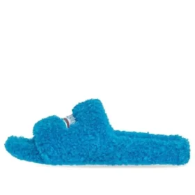Pälsbeklädda tofflor ”Sky Blue” 654747W2DO14296