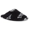 Pälsbelagda tofflor ”Allover Logo – Black” 699675W2B411090