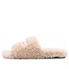 Pälsbelagda tofflor ”Beige” 654747W2DO19796