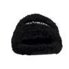 Pälsbelagda tofflor ”Black” 654261W2DO11096