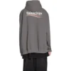 Political Campaign Large Fit-luvtröja ”Grey” 620973TNVG6