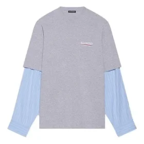 Political Campaign-T-shirt i flera lager ”Grey” 671401TKVJ11379