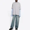 Political Campaign-T-shirt i flera lager ”Grey” 671401TKVJ11379