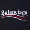 Political Campaign-T-shirt i lager-på-lager-stil, oversized ”Black” 698631TKVJ19070