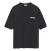 Political Campaign-T-shirt med korta ärmar, svart 570791TAV441000