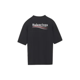 Political Campaign-T-shirt med korta ärmar, svart 570791TAV441000