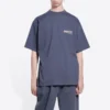 Political Campaign-T-shirt, medium passform ”Mörkgrå Vit” 620967TKVJ11366