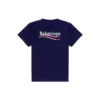 Political Campaign-T-shirt, medium passform ”Pacific Blue White” 620967TKVJ11195