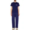 Political Campaign-T-shirt, medium passform ”Pacific Blue White” 620967TKVJ11195