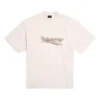 Politisk stencil-T-shirt ”White Black” 764235TQVI59784