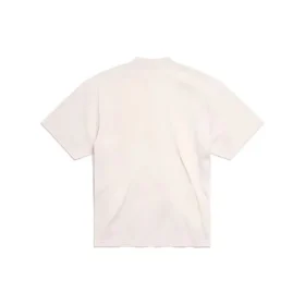 Politisk stencil-T-shirt ”White Black” 764235TQVI59784