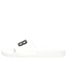 Pooltofflor med 3D BB-logotyp ”White” 656434W1S8B9034