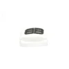 Pooltofflor med 3D BB-logotyp ”White” 656434W1S8B9034