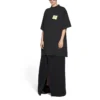 Post It-T-shirtar, oversized, ”Washed Black” 739028TOVD41055