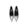 Präglad fyrkantig knivpumps ”Silver” 572879WBB208100
